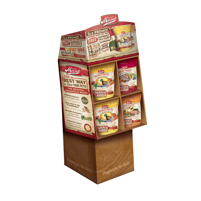 One Stop Display Supplier Cardboard Display Shelf for Potato Chips