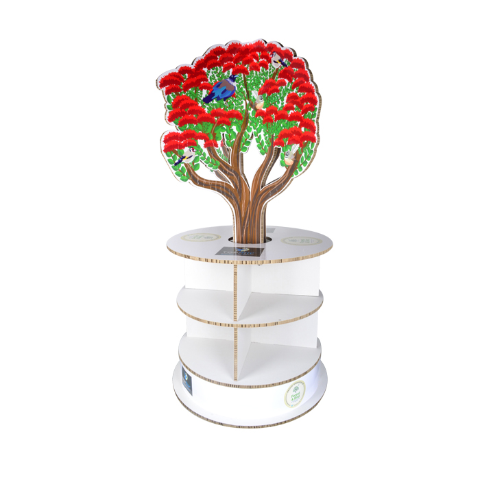 Round Tree Design Honey Comb X Board Strong Display Cut Out