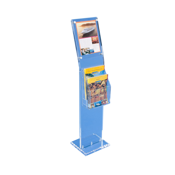 Csutomized Strong Acrylic Stand Holder for A4 Brochures_Acrylic Display_Shenzhen WOW Packaging Display Co.,Ltd.