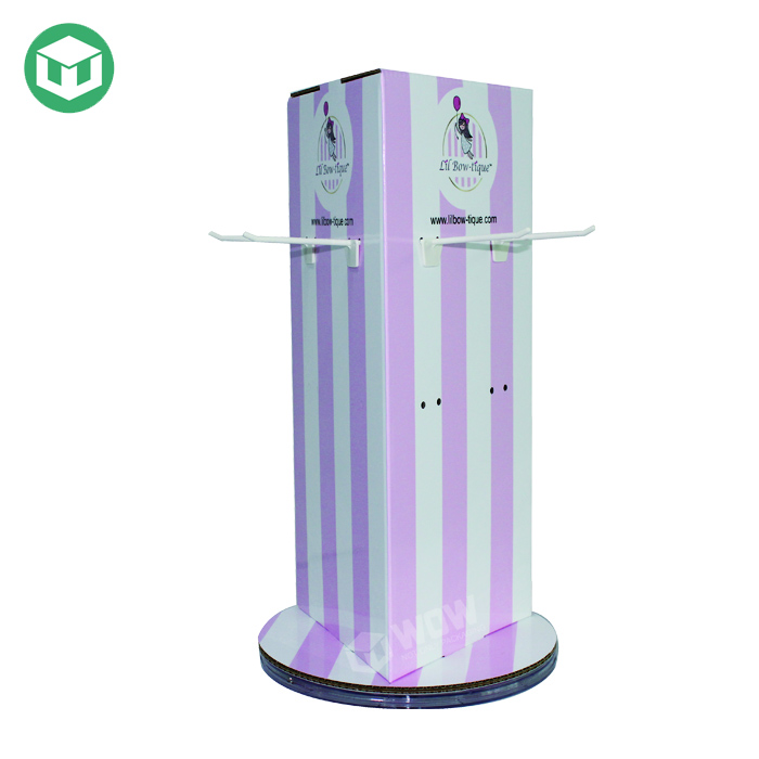 High Quality Hair Extension Pink Counter Diplay Rack 