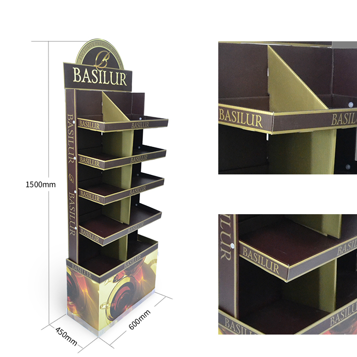 Creative Cardboard Display Racks for Tea Products Pop Stands and Custom Display Solutions for Retail