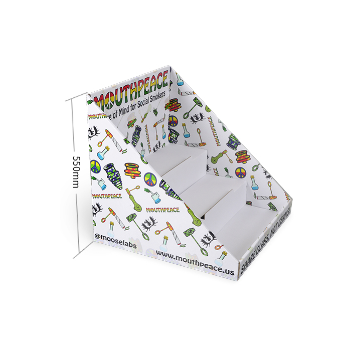 Custom Retail Displays Featuring Cardboard Counter Stands for Effective CBD Product Display
