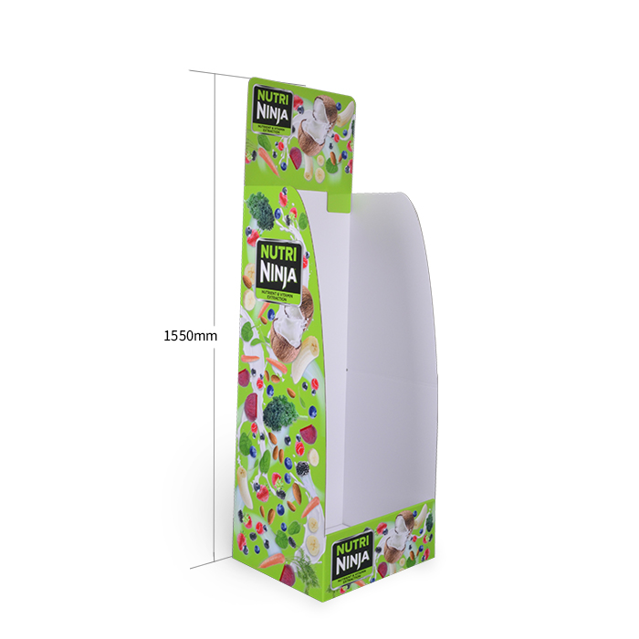 Cardboard Stands for Fruit and Vegetable Display Stands with Retail Dump Bins for Custom Merchandise Displays