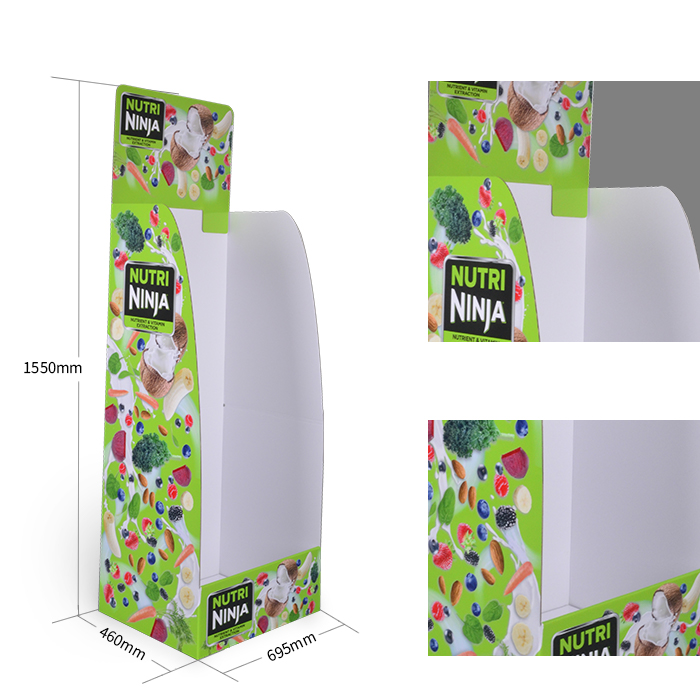 Cardboard Stands for Fruit and Vegetable Display Stands with Retail Dump Bins for Custom Merchandise Displays