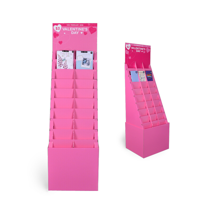 Custom Retail Displays for Cardboard Greeting Cards and Versatile Floor Display Stands to Boost Sales