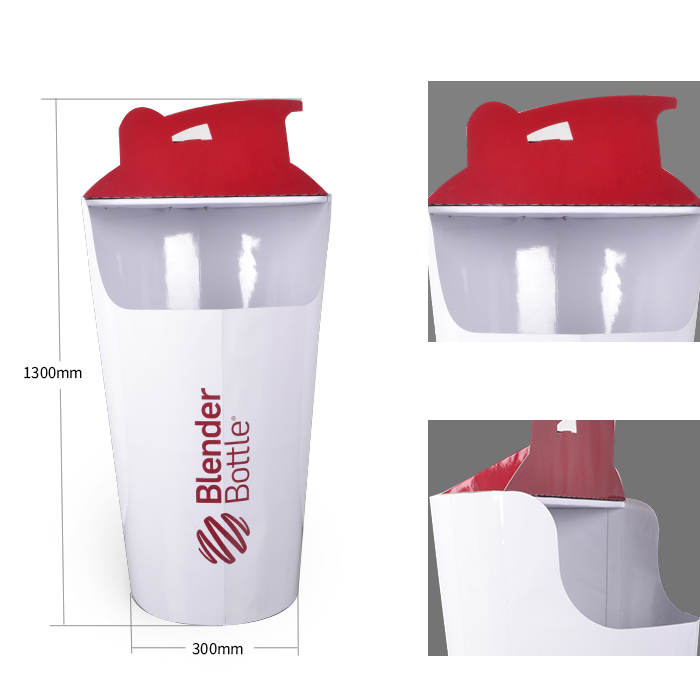 Custom Display Rack Solutions Featuring Shaker Bottle Displays and Dump Bins for Sale with Paperboard Design