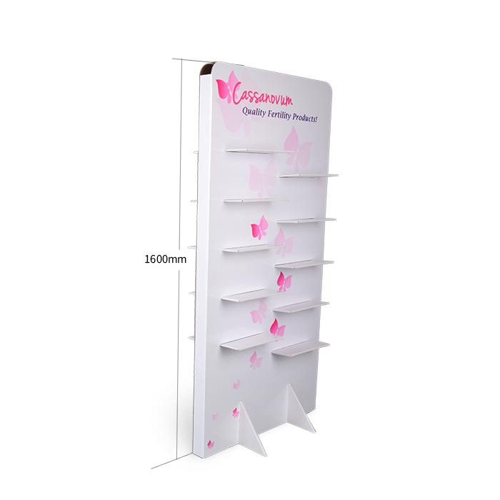 Cardboard Floor Shoe Display Stands and China Display Racks for Effective Retail Presentation