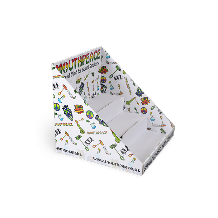 Custom Retail Displays Featuring Cardboard Counter Stands for Effective CBD Product Display
