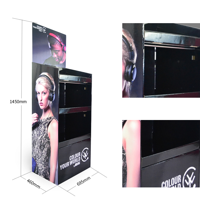 Custom Product Display Stands for Mobile Accessories Cardboard Display Units and Pop Display Stands