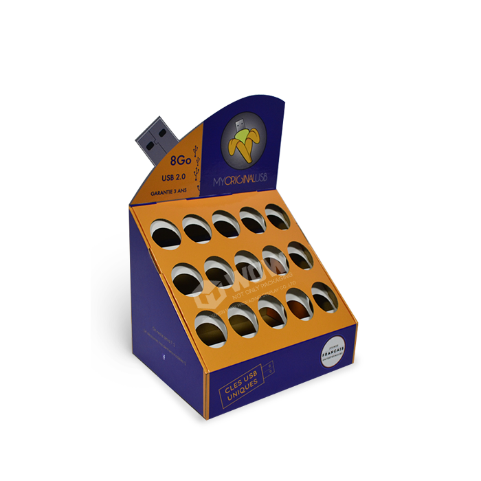 Cardboard PDQ Golf Ball Display Rack with POS Materials