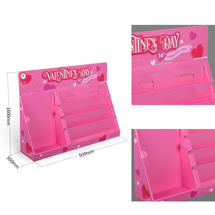 Greeting Card Holder Display with Point of Sale Printing, Countertop Peg Display, and CDU Display Unit
