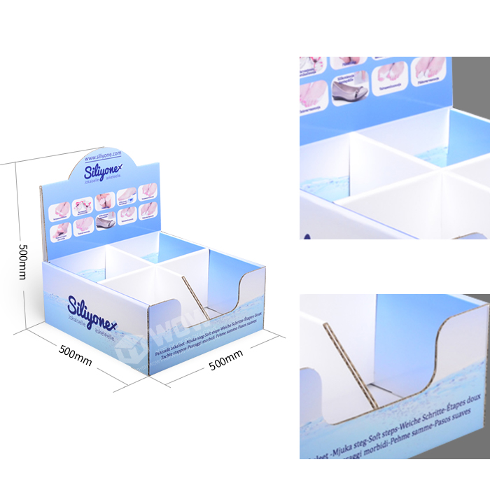 Custom Merchandise Displays for Medicine Featuring POS Display Counters and Custom Cardboard Counter Displays