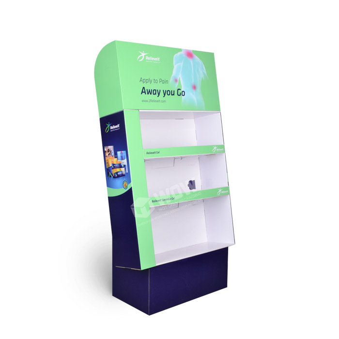 Pharmacy Display Stands with FSDU Unit and Product Display Karton