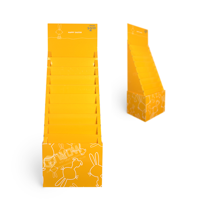 Custom Product Displays Featuring Cardboard Greeting Card Displays and Cardboard Floor Stands for Retail