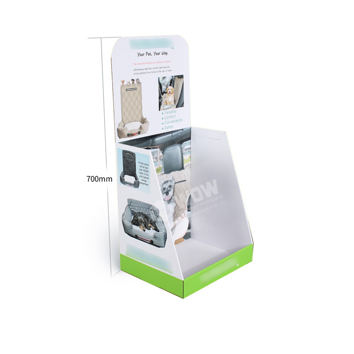 Cardboard Pet Shop Display Units with Pallet Dump Bin for Stand Making