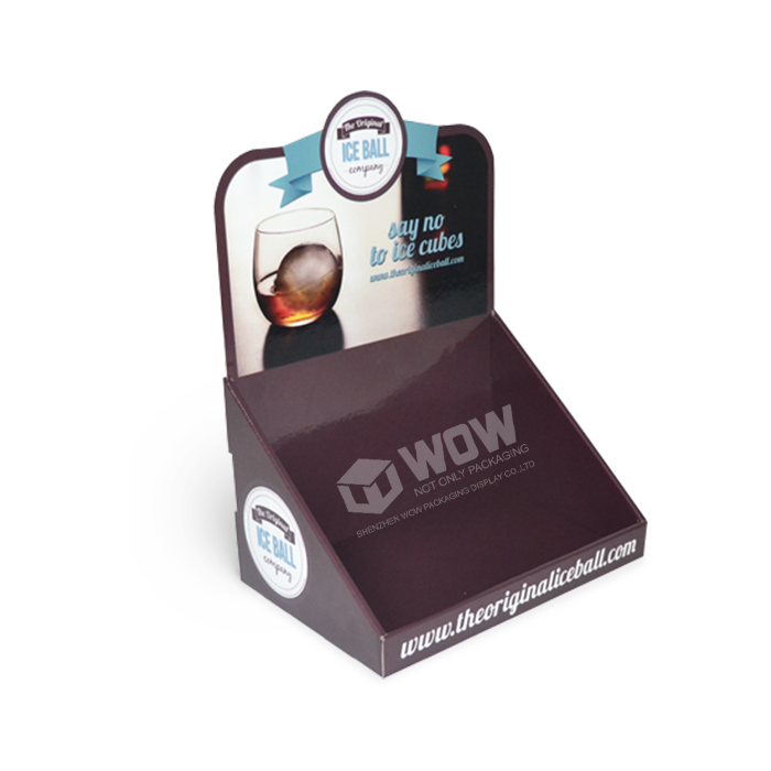 Cardboard Table Display for Wine Bottle with POS Displays