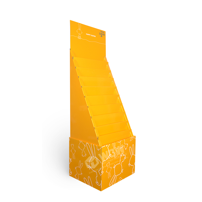 Custom Product Displays Featuring Cardboard Greeting Card Displays and Cardboard Floor Stands for Retail