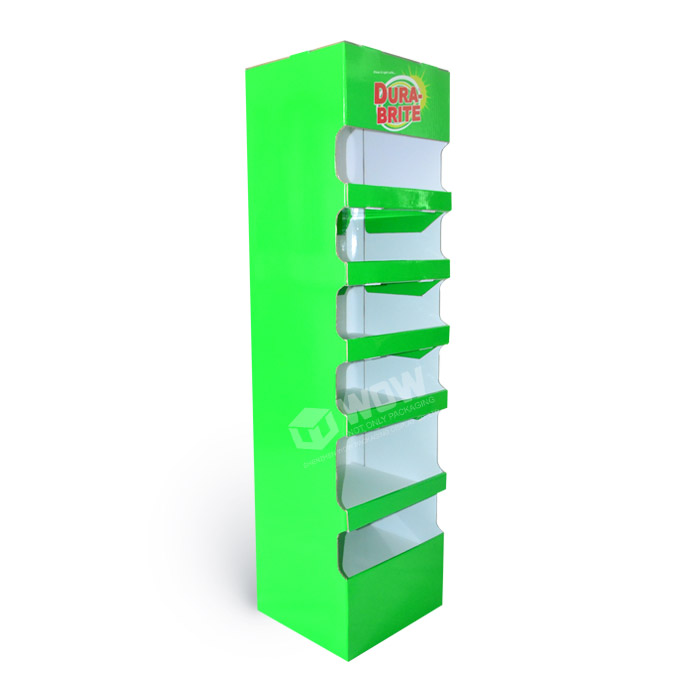 Espositore per strofinacci in cartone personalizzato con supporti FSDU