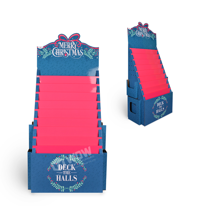 10-Tier Cardboard Greeting Card Display Stands from China