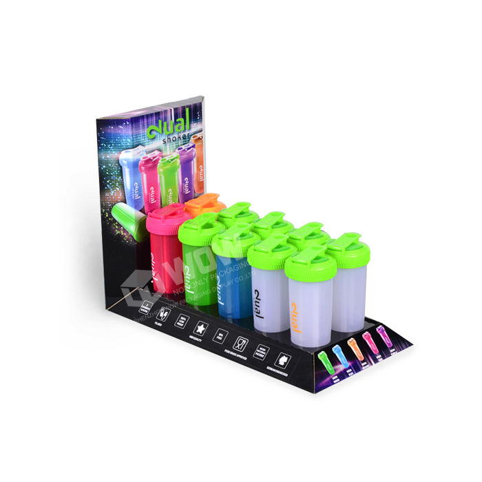 Cardboard Product Display and Counter POP Displays Featuring Cup and Saucer Display Shelf