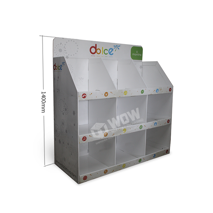 Walmart Half Pallet Cardboard Display for Shirt Promotions