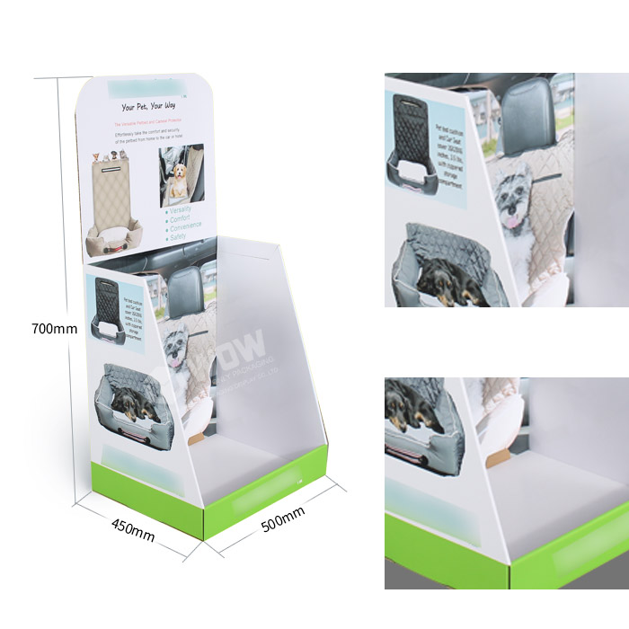 Cardboard Pet Shop Display Units with Pallet Dump Bin for Stand Making