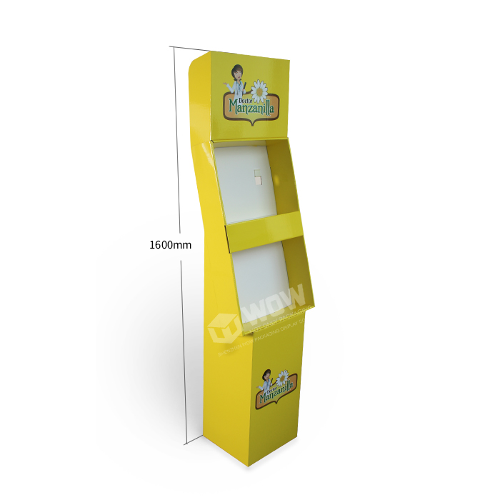 Cardboard Floor Honey Display Stand with Point of Sale Display