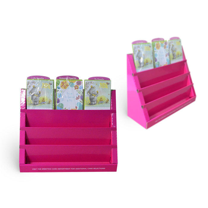 Custom Product Displays Featuring Countertop Card Display Stands and Cardboard Point of Sale Stands