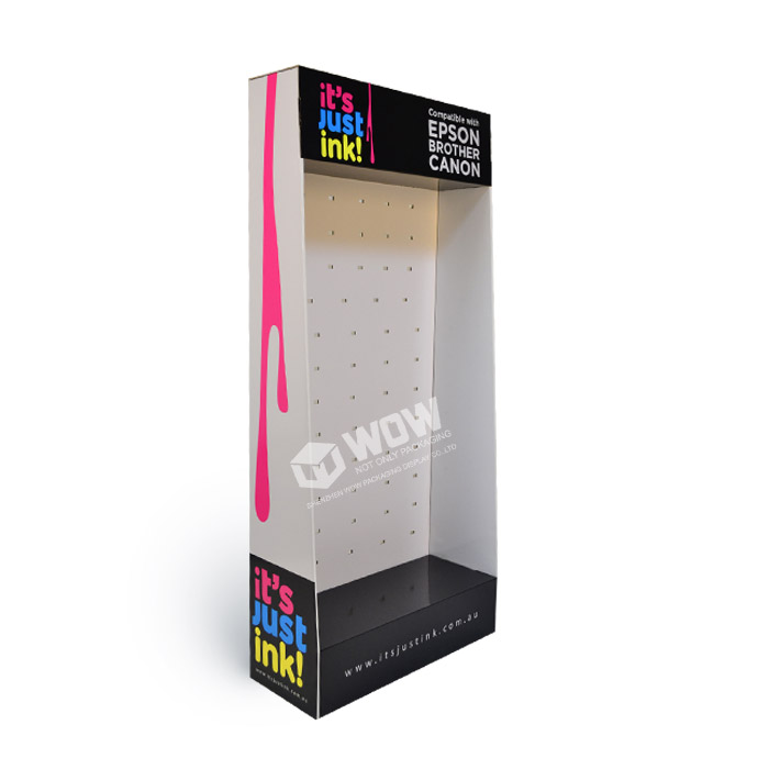 Cardboard Pegboard Stationery Store Displays for Cool Point of Sale Solutions