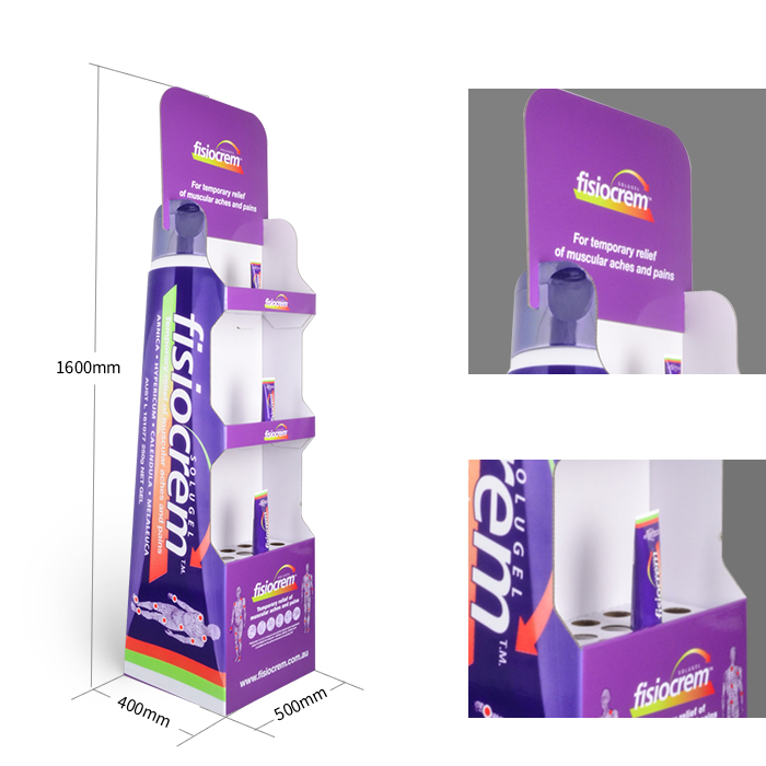 Custom Product Displays for Personal Care Featuring Cardboard Floor Stands for Eye-Catching Retail
