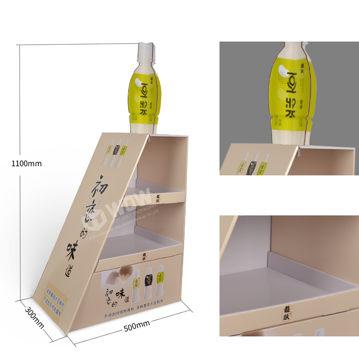Cardboard Floor Stand POS Soda Pop Display Packaging