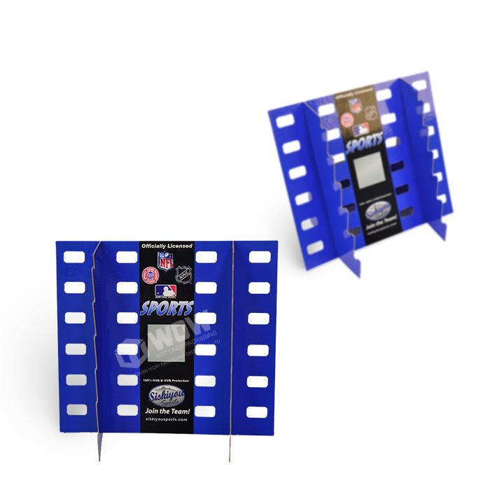 Cardboard Tabletop Sunglasses Display with Small Point of Sale Solutions