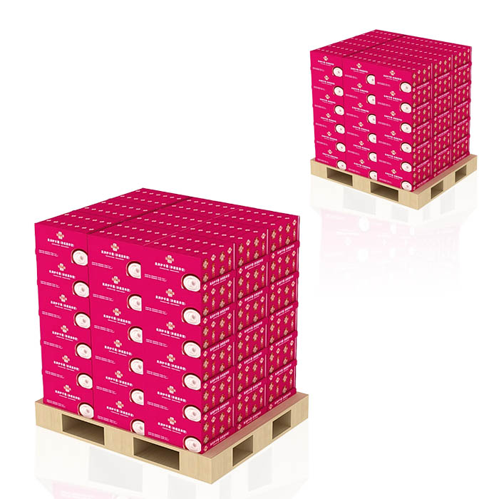 Corrugated Pallet Biscuit Display Stand for Walmart Store Displays