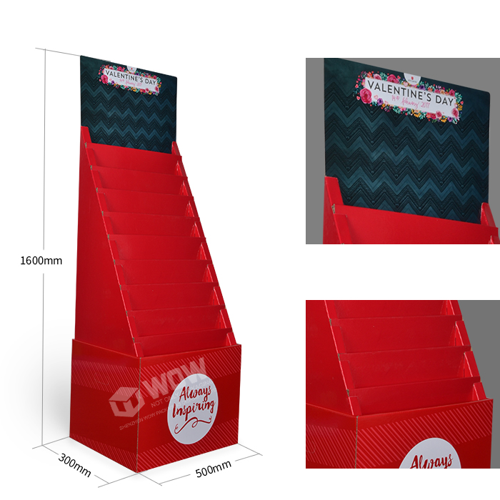 Greeting Card Floor Display Featuring Bespoke FSDU and Custom Point of Sale Displays from Cardboard Display China
