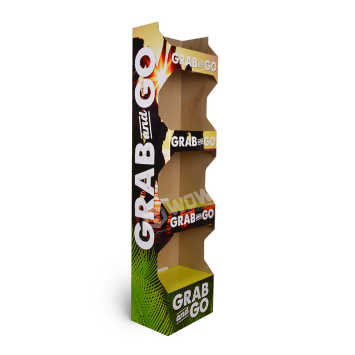 Point of Purchase Tobacco Display with Cardboard Sidekick Designs