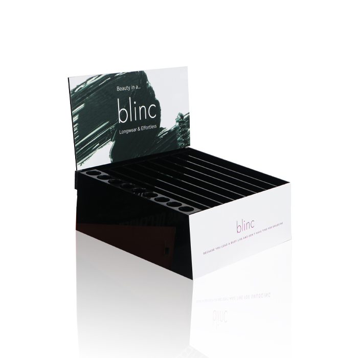 Custom Table Top Acrylic Cosmetic Display Stand