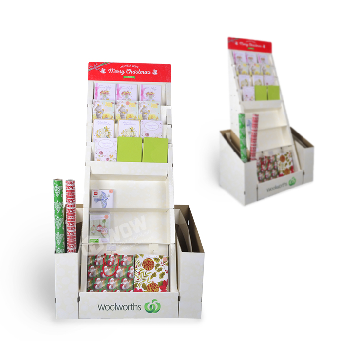 Retail Point of Sale Displays Featuring Floor Standing Card Display Stands and Cardboard Store Display