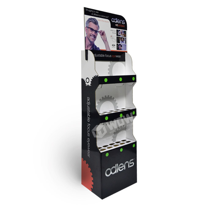Innovative Eyewear Display Stand with Cardboard Floor Stands