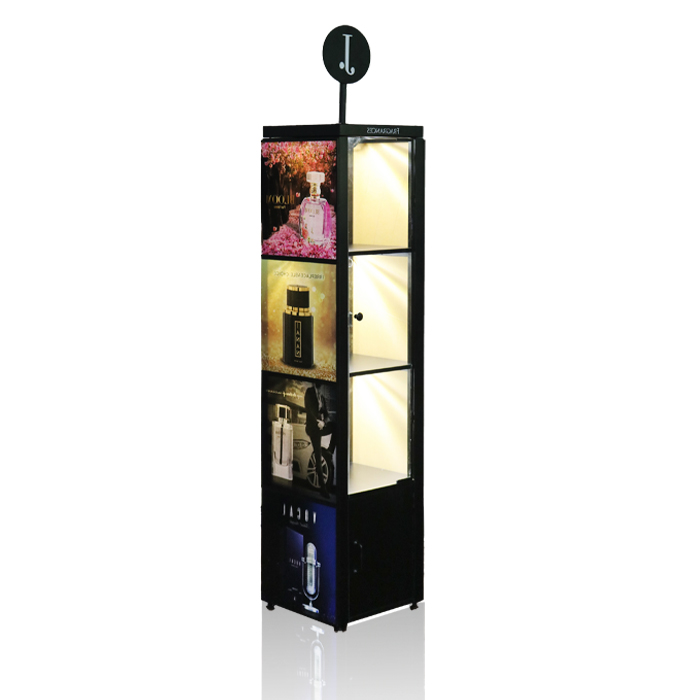 Wire Display Stands for Cosmetic Retail with POP Floor Display