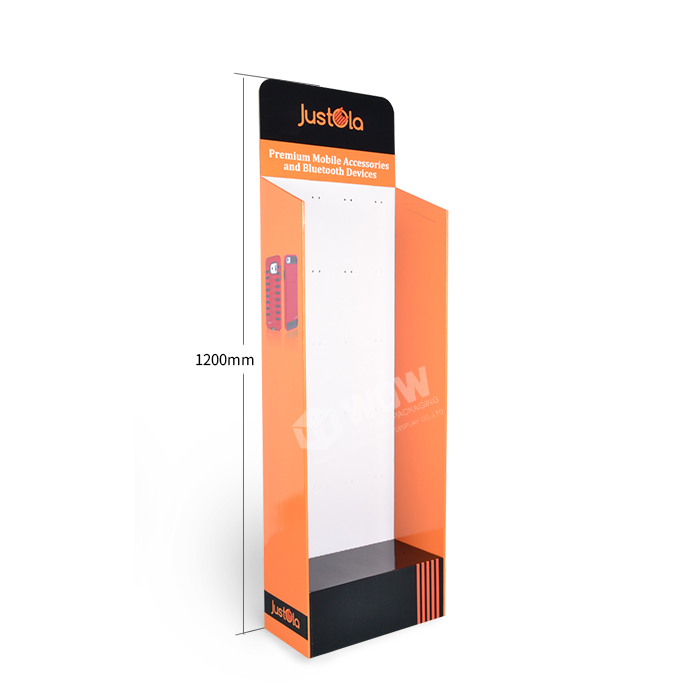 Mobile Accessories Display Rack with Hooks and Point of Sale Retail Displays
