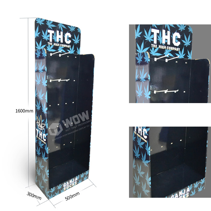 Cardboard Advertising Display for CBD and Cigarette Rack Sale
