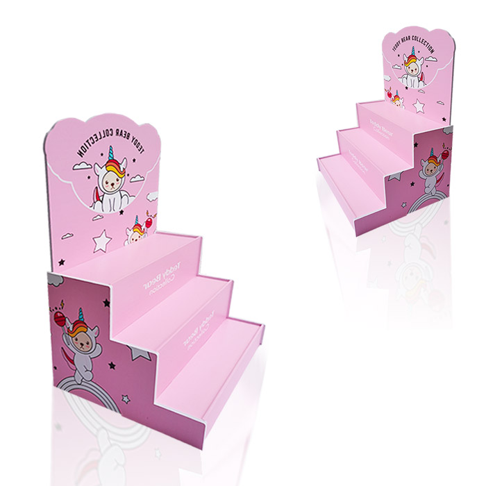 3 Tier Table Top Custom Foam Board Displays for Teddy Bear Promotions