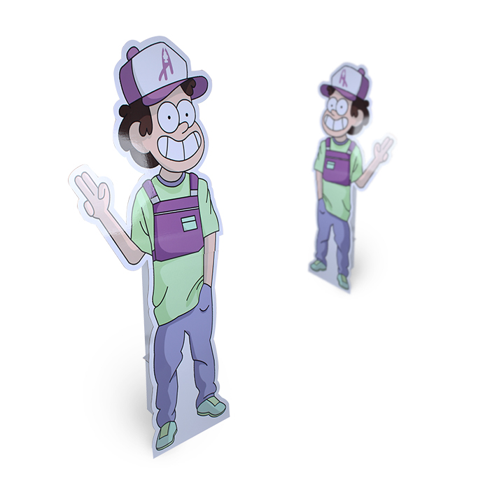 Personalized Cardboard Cut-Out Standee for Events