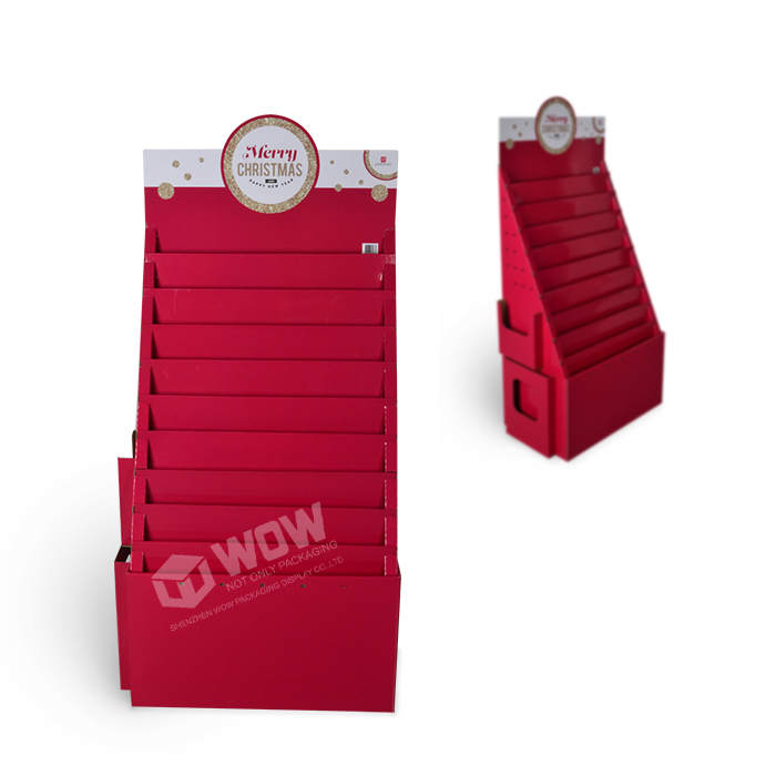 POP Retail Solution Greeting Card Stand Display with Cardboard Design