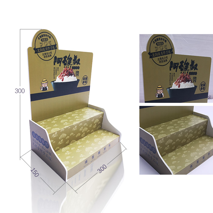 Forex Countertop Point of Sale Sauce Display Stand