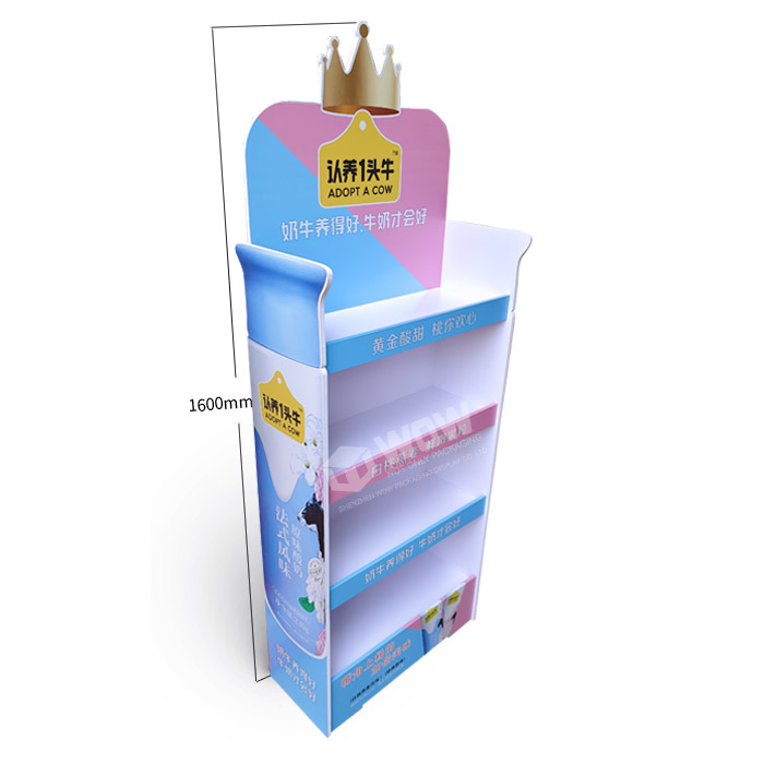 PVC FSDU Unit Dairy Milk Chocolate Display Stand