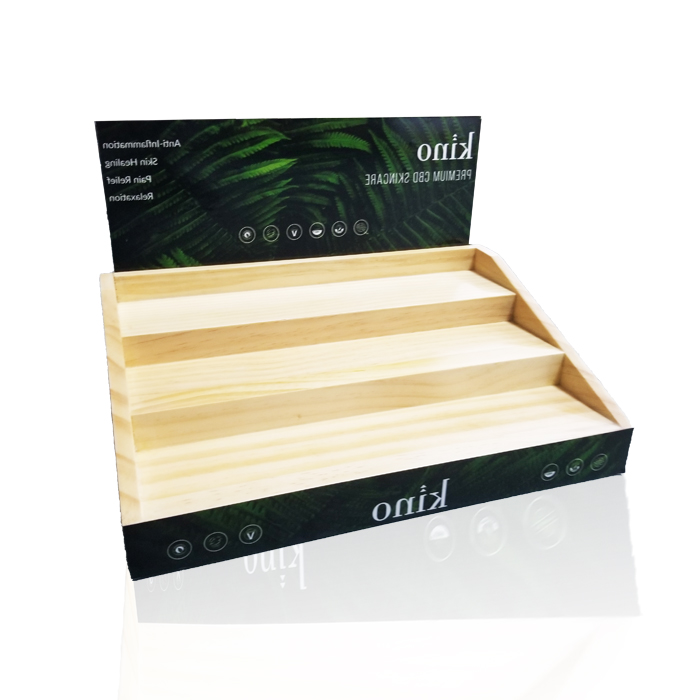 Countertop Wooden Table Display Stand for Perfume Rack