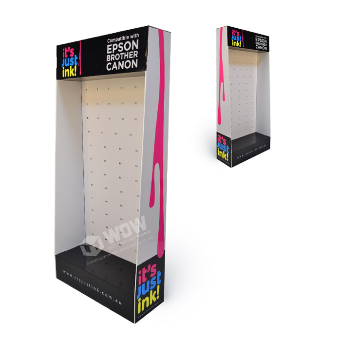 Cardboard Pegboard Stationery Store Displays for Cool Point of Sale Solutions