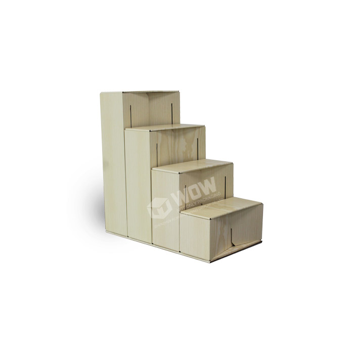 Cardboard Exhibition Stair Display Stand