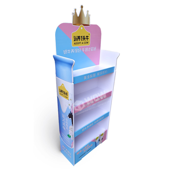 PVC FSDU Unit Dairy Milk Chocolate Display Stand